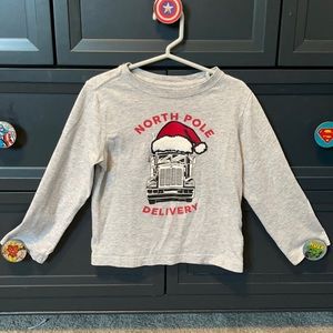 SANTA Long Sleeved Shirt Boys 4T in GREAT Condition